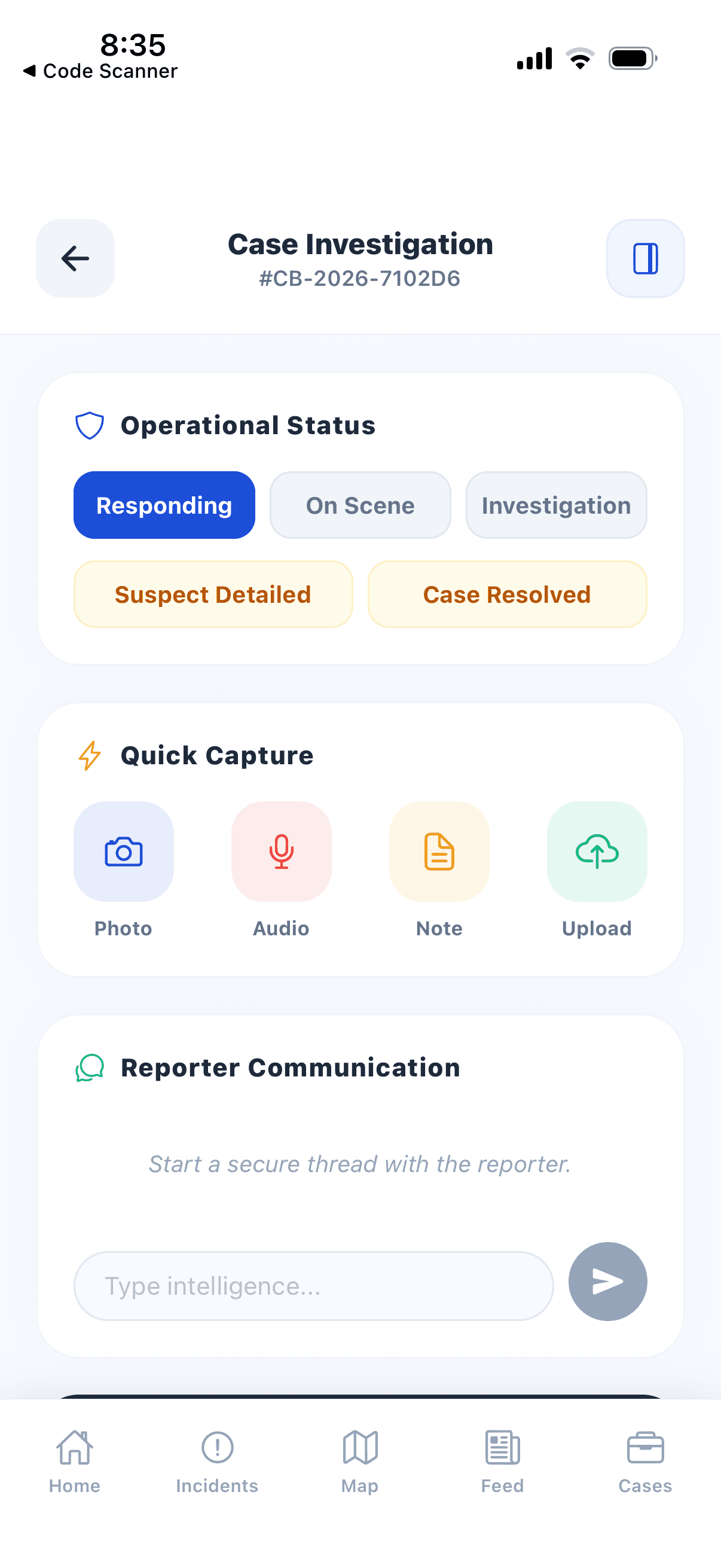 CrimeBook app screenshot 7